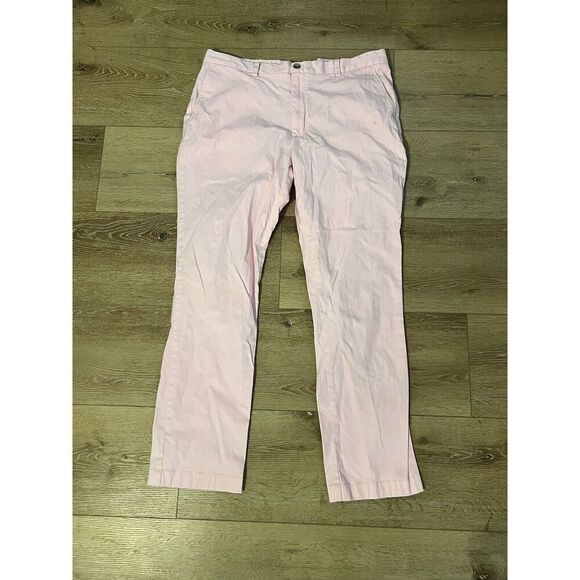 Men's Vineyard Vines Club Pants Straight Chino Size 38x32 Light Pink - Picture 1 of 3